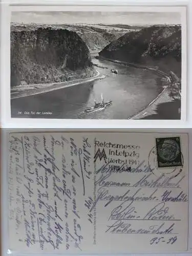 AK Loreley Das Tal der Loreley 1941 #PA647