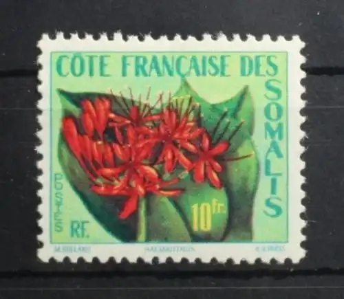 Französisch-Somaliküste 318 postfrisch Blumen #RQ746