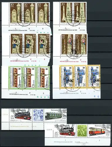 DDR Lot DV aus 1983 bis 1984 gestempelt #IX367