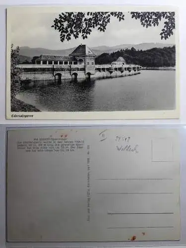 AK Waldeck Edertalsperre, Am Edersee/Sperrmauer #PA907