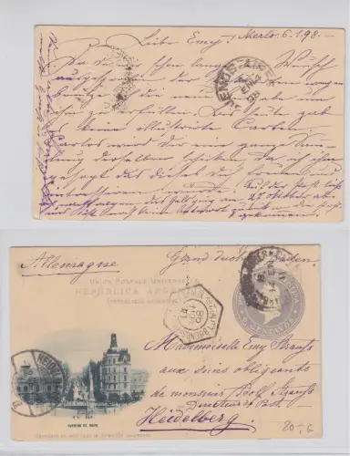 AK Republica Argentinien Escribase en este lado la solamente 1898 #PC309