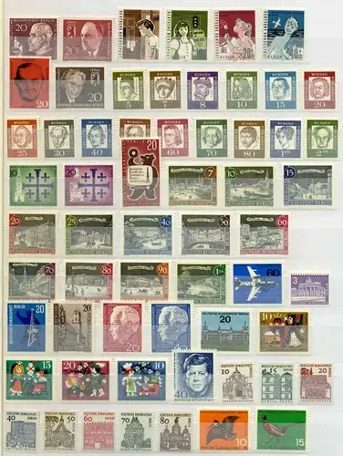 Berlin Sammlung 1960-1990 komplett postfrisch ohne C/D Werte #B XX 1960-90