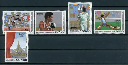 Kongo 707-11 postfrisch Olympia 1980 #HL245