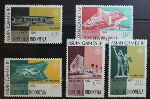 Indonesien 360-364 postfrisch Asiatische Sportspiele #RQ999