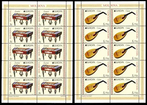 Moldawien Kleinbögen 863-64 postfrisch Cept 2014 #OZ2024