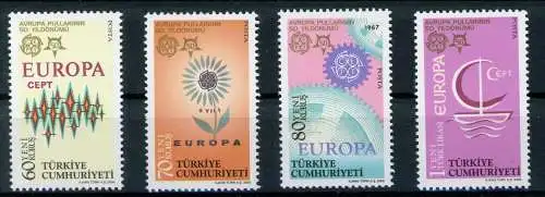 Türkei 3487-3490 postfrisch 50 J. Europamarken #IN719