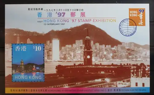 Hongkong Block 52 mit 802 postfrisch Briefmarkenausstellung #RR298