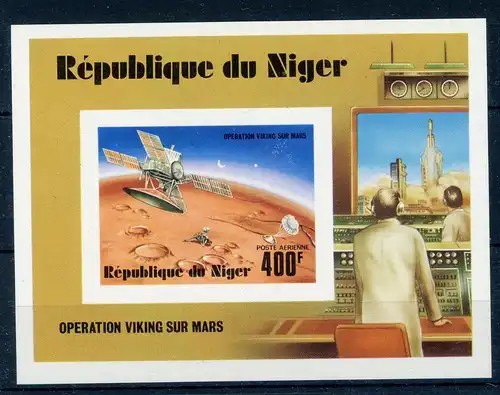 Niger Block 16 B postfrisch Raumfahrt #GB380