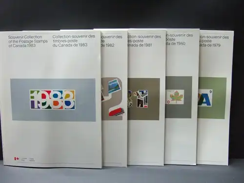 Kanada 5 Jahrbücher von 1979-83 postfrisch #HK503