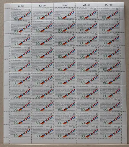 Bund 50er Bogen 1131 postfrisch Formnummer 1 #BW5863