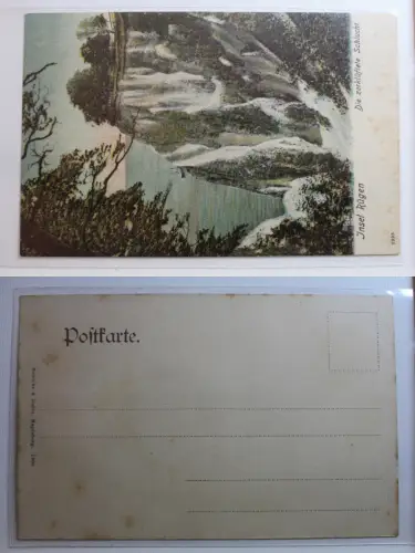 AK Insel Rügen Die zerklüftete Schlucht #PB655