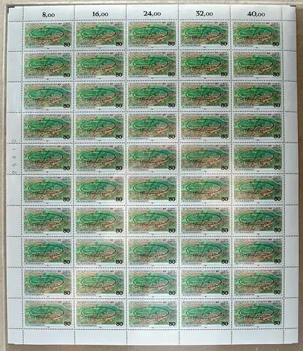 Bund 50er Bogen 1221 postfrisch Bogenzählnummer #BW6028