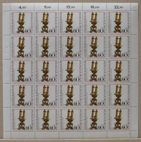 Bund 25er Bogen 1092 postfrisch Formnummer 1 #BW5826