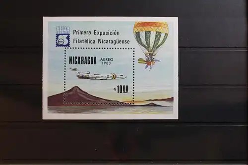 Nicaragua Block 151 mit 2408 postfrisch Flugzeug #RR674