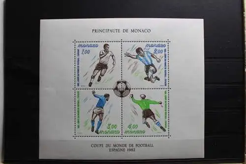 Monaco Block 20 mit 1539-1542 postfrisch Fußball WM #RS024