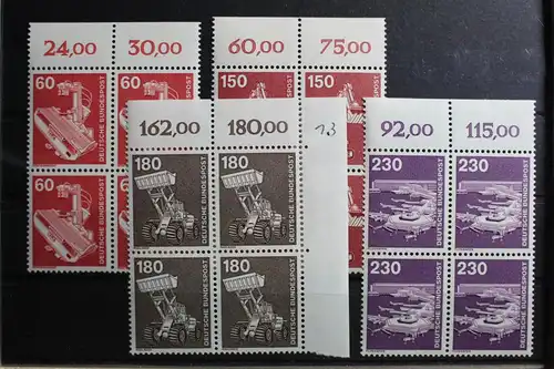 BRD 990-993 postfrisch Viererblock Oberrand Bundesrepublik Deutschland #RS605