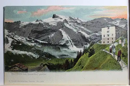 AK Schweiz Obwalden Der Titlis vom Standerhorn gesehen Berge #PB387