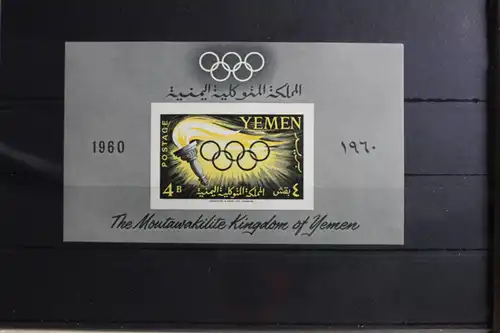 Jemen Block 2 mit 201 postfrisch Olymische Spiele #RS923