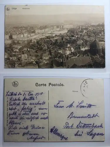 AK Lüttich Liége - Panorama 1910 #PB804