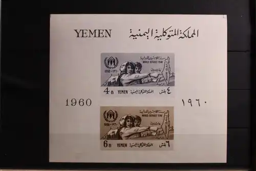 Jemen Block 1 mit 198-199 postfrisch #RS919