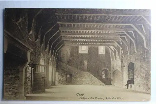 AK Gand Cháteau des Comtes, Salle des Fétes 1911 #PD208