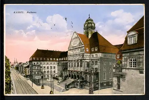 AK Kassel Rathaus 1928 #IN720