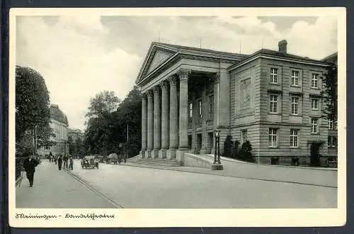 AK Meiningen Theater, Oldtimer, Kutsche 1939 #IN738