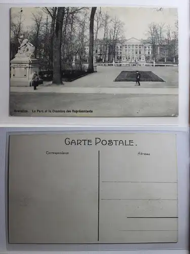 AK Brüssel Le Parc et le Chambre des Représentants #PB973