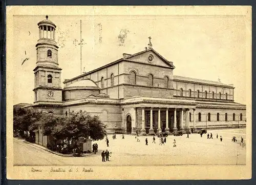 AK Rom Basilica di San Paolo 1938 #IN731