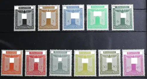 Deutsches Reich Dienstmarke 144-154 postfrisch #RU477