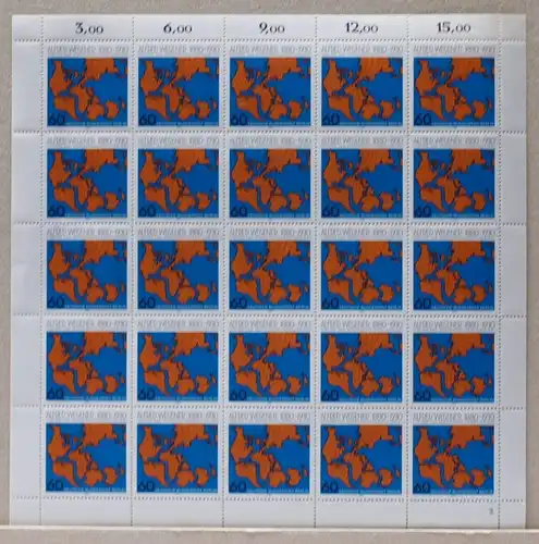 Berlin 25er Bogen 616 postfrisch Formnummer 2 #BW6208