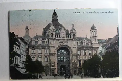 AK Antwerpen - Gare centrale, avenue de Keyser 1911 #PD262
