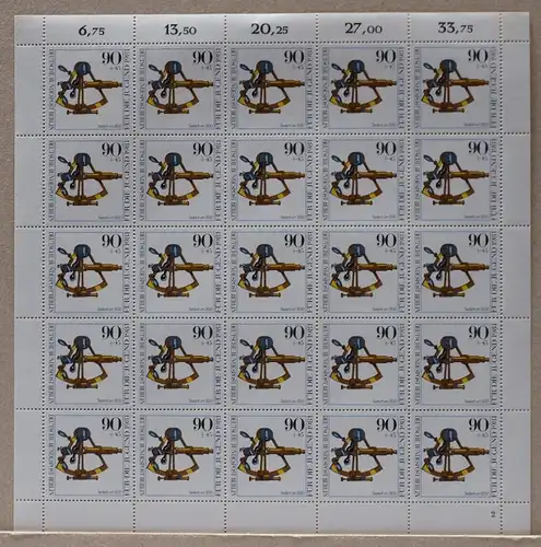 Berlin 25er Bogen 644 postfrisch Formnummer 2 #BW6200