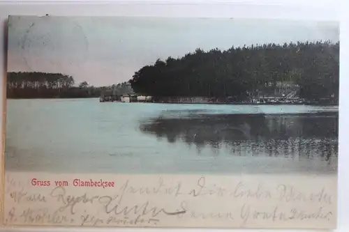 AK Glambecksee Grusskarte 1905 #PD021