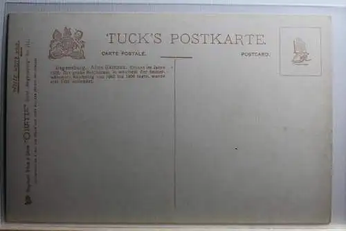 AK Regensburg Altes Rathaus Künstlerkarte #PD077