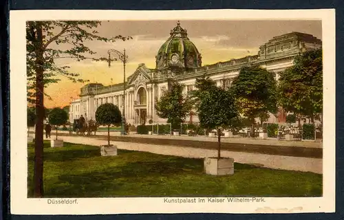 AK Düsseldorf Kunstpalast im Kaiser Wilhelm-Park um 1920 #IN773