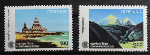 Indien 946-947 postfrisch Commonwealth Tag #RU917