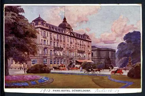 AK Düsseldorf Park Hotel an der Kö 1913 #IN768