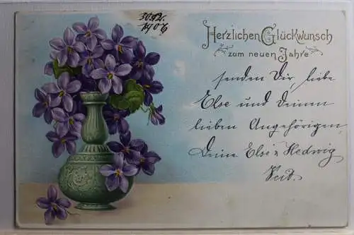 AK Deutschland Glückwunschkarte 1906 #PC442