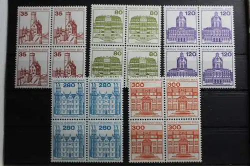 Berlin 673-677 postfrisch als waagerechte Paare Viererblock #RV009