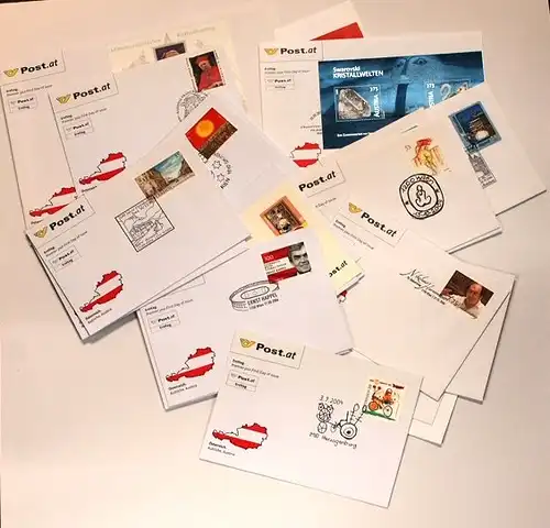 Österreich FDC Lot aus 2004 gestempelt #LO5