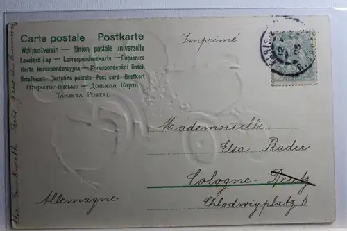 AK Paris Joyeuses Pâques! 1905 #PC554