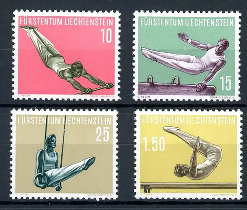 Liechtenstein 353-356 postfrisch Sport #O6050
