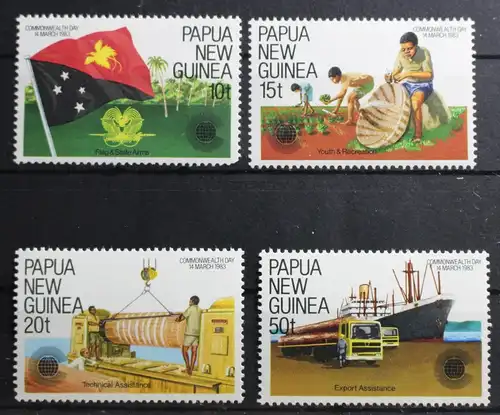 Papua Neuguinea 459-462 postfrisch Commonwealth Tag #RU928