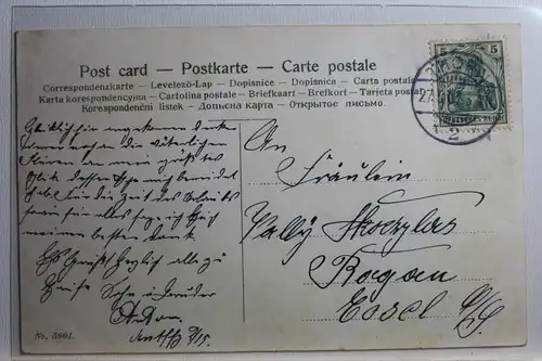 AK Deutschland Grußkarte 1907 #PC491