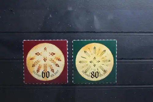 Island 1184-1185 postfrisch Weihnachten #RW294