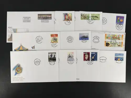 Aland FDC Jahrgang 2002 komplett Ersttagesbrief/FDC #LO81
