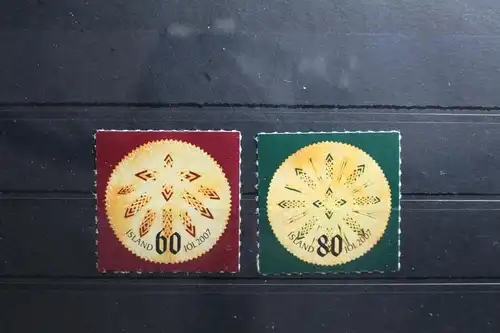 Island 1184-1185 postfrisch Weihnachten #RW295