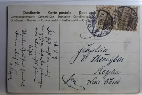 AK Deutschland Künstlerkarte 1907 #PC750