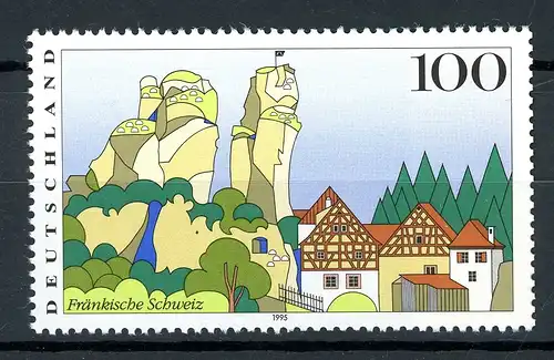 BRD 1807 I postfrisch Plattenfehler #GQ371